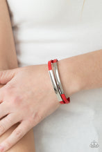 Load image into Gallery viewer, Dangerously Divine - Red Magnetic Bracelet Paparazzi Accessories