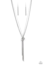 Load image into Gallery viewer, KNOT All There - Silver Necklace Paparazzi Accessories