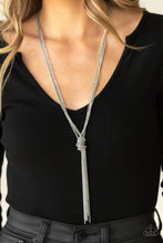 Load image into Gallery viewer, KNOT All There - Silver Necklace Paparazzi Accessories