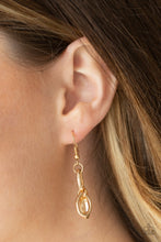 Load image into Gallery viewer, Lock, Stock, and SPARKLE - Gold Necklace Paparazzi Accessories