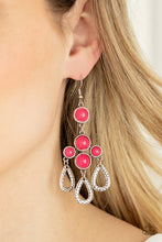 Load image into Gallery viewer, Mediterranean Magic - Pink Earrings Paparazzi Accessories
