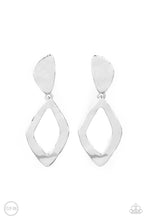 Load image into Gallery viewer, Industrial Gallery - Silver Clip-On Earrings Paparazzi Accessories