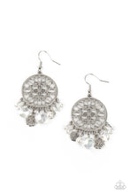 Load image into Gallery viewer, Garden Dreamcatcher - White Earrings Paparazzi Accessories