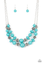 Load image into Gallery viewer, Upscale Chic - Blue Necklace Paparazzi Accessories