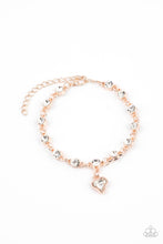 Load image into Gallery viewer, Sweet Sixteen - Rose Gold Bracelet Paparazzi Accessories