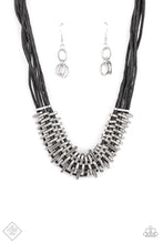 Load image into Gallery viewer, Lock, Stock and SPARKLE Black Necklace Paparazzi Accessories