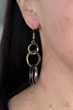 Load image into Gallery viewer, Harmoniously Handcrafted - Silver Earrings Paparazzi Accessories