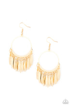 Load image into Gallery viewer, Radiant Chimes - Gold Earrings Paparazzi Accessories