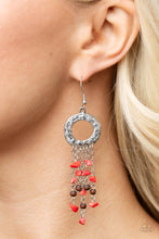 Load image into Gallery viewer, Primal Prestige - Red Earrings Paparazzi Accessories