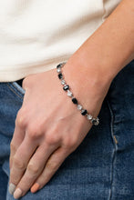 Load image into Gallery viewer, Out In Full FIERCE - Black Rhinestone Bracelet Paparazzi Accessories