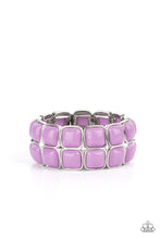 Load image into Gallery viewer, Double The DIVA-ttitude - Purple Stretchy Bracelet Paparazzi Accessories