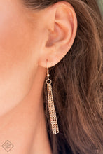 Load image into Gallery viewer, Knot All There Gold Necklace Paparazzi Accessories