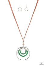 Load image into Gallery viewer, Hypnotic Happenings - Green Necklace Paparazzi Accessories