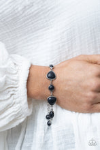 Load image into Gallery viewer, Eco-Friendly Fashionista - Black Stone Bracelet Paparazzi Accessories