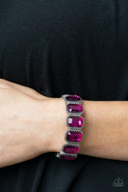 Studded Smolder Pink Bracelet Paparazzi Accessories