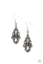 Load image into Gallery viewer, Urban Radiance - Silver Rhinestone Earrings Paparazzi Accessories