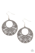 Load image into Gallery viewer, Vineyard Romance - Silver Earrings Paparazzi Accessories