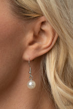 Load image into Gallery viewer, GLEAM Work - White Pearl Lanyard Paparazzi Accessories