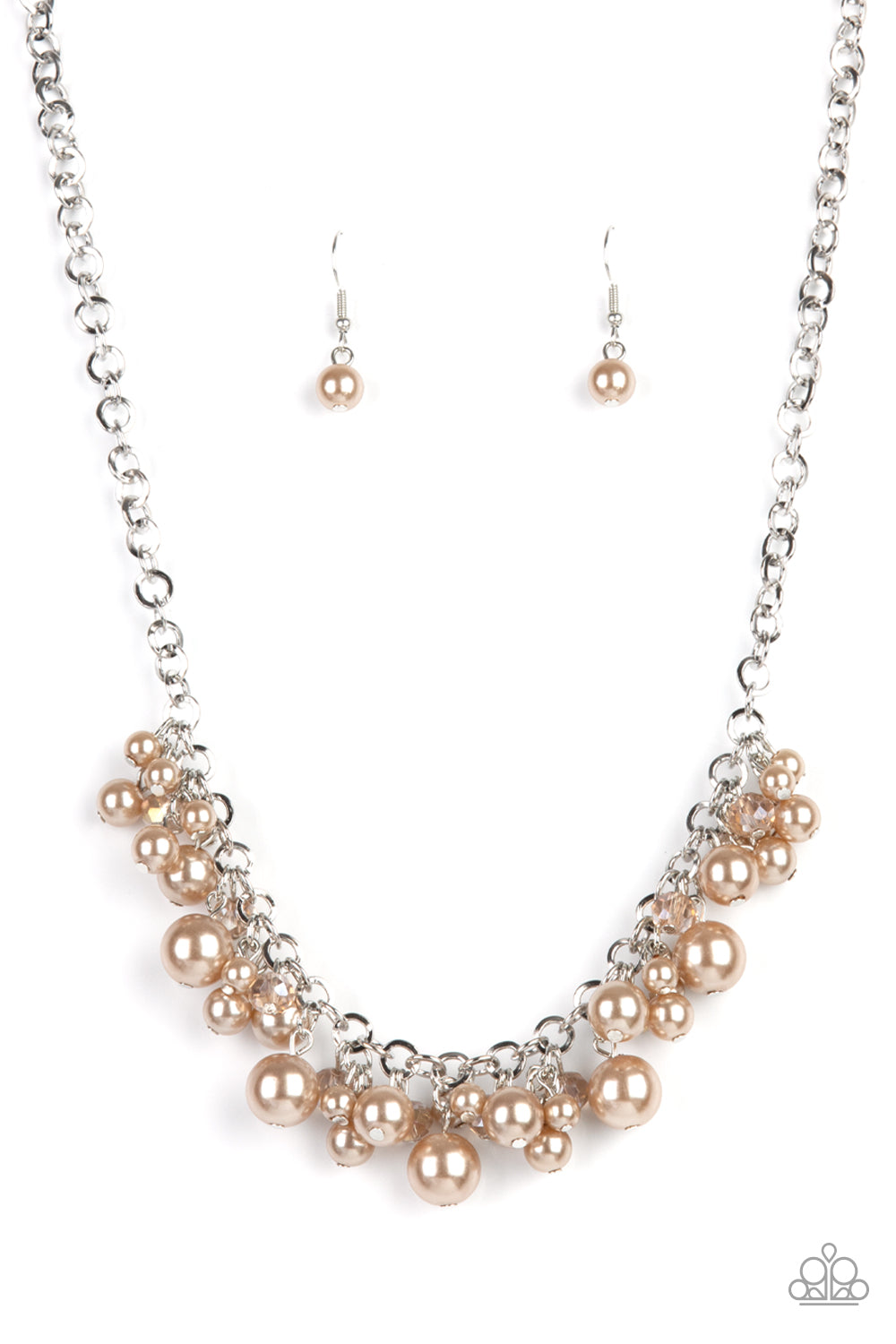 Positively PEARL-escent - Brown Pearl Necklace Paparazzi Accessories