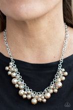 Load image into Gallery viewer, Positively PEARL-escent - Brown Pearl Necklace Paparazzi Accessories