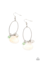 Load image into Gallery viewer, This Too SHELL Pass - Green Earrings Paparazzi Accessories