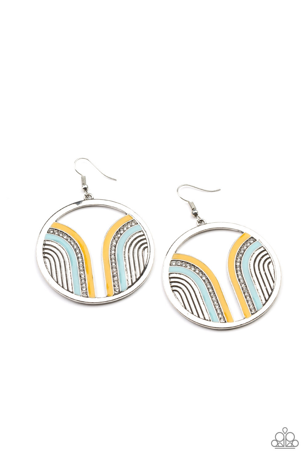 Delightfully Deco - Multi Earrings Paparazzi Accessories