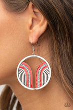 Load image into Gallery viewer, Delightfully Deco - Red Earrings Paparazzi Accessories