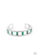 Load image into Gallery viewer, Industrial Icing - Green Bracelet Paparazzi Accessories
