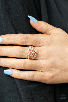 Prana Paradise - Rose Gold Ring Paparazzi Accessories