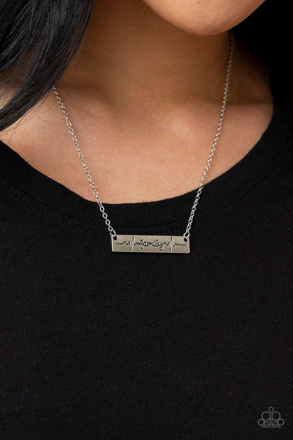 Living The Mom Life - Silver Paparazzi Accessories