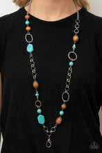Load image into Gallery viewer, Prairie Reserve - Blue Lanyard Paparazzi Accessories