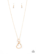 Load image into Gallery viewer, Grandma Glow - Gold Heart Necklace Paparazzi Accessories