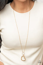 Load image into Gallery viewer, Grandma Glow - Gold Heart Necklace Paparazzi Accessories