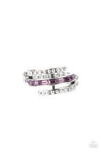 Load image into Gallery viewer, More To Go Around - Purple Rhinestone Ring Paparazzi Accessories