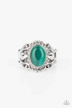 Load image into Gallery viewer, Jubilant Gem - Green Cat&#39;s Eye Ring Paparazzi Accessories