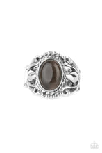 Load image into Gallery viewer, Jubilant Gem - Silver Cat&#39;s Eye Ring Paparazzi Accessories