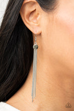 Load image into Gallery viewer, Always In Motion - Silver Rhinestone Earrings Paparazzi Accessories