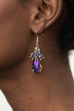 Load image into Gallery viewer, Well Versed in Sparkle - Purple Earrings Paparazzi Accessories