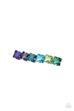 Prismatically Pinned - Multi Rhinestone Hair Accessory Paparazzi Accessories