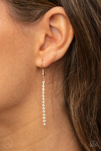 Load image into Gallery viewer, Starlight Radiance - Gold Rhinestone Choker Necklace Paparazzi Accessories