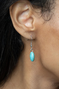 crackle stone,lanyard,turquoise,Natural Novice - Blue Stone Lanyard
