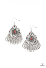 Load image into Gallery viewer, Dream a Little DREAMCATCHER - Red Earrings Paparazzi Accessories