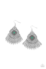 Load image into Gallery viewer, Dream a Little DREAMCATCHER - Green Earrings Paparazzi Accessories