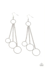 Load image into Gallery viewer, Demurely Dazzling - White Earrings Paparazzi Accessories