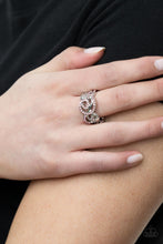 Load image into Gallery viewer, Melodic Motion - Pink Rhinestone Ring Paparazzi Accessories