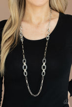 Load image into Gallery viewer, Have I Made Myself Clear? - White Necklace Paparazzi Accessories