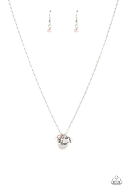 Super Mom - Pink Necklace Paparazzi Accessories