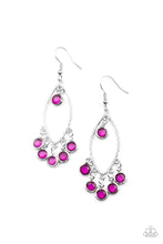 Load image into Gallery viewer, Glassy Grotto - Purple Earrings Paparazzi Accessories