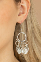 Load image into Gallery viewer, Partners in CHIME - Silver Earrings Paparazzi Accessories