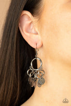 Load image into Gallery viewer, Partners in CHIME - Black Earrings Paparazzi Accessories
